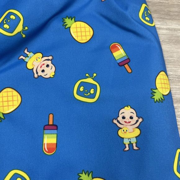 Cocomelon "JJ" Boys‎ 2 Pc Rash Guard Set 4T-Short Sleeve Top-Swim Shorts - Picture 10 of 14